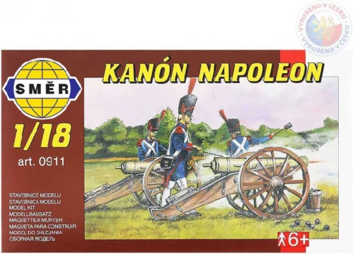 Model Směr – armata Napoleon 1:18 (plastikowy model do sklejania)