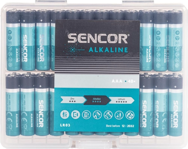 Bateria alkaliczna Sencor AAA LR03 - 1 sztuka