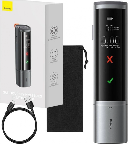 Elektroniczny tester alkoholi Baseus SafeJourney Pro