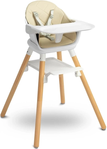 3w1: wysokie krzesełko, niskie krzesełko i taboret