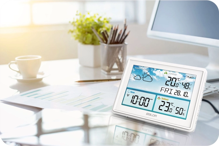 DCF77, budzik i kalendarz dla codziennego przeglądu