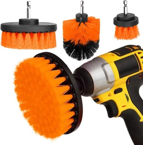 Zestaw szczotek czyszczących do wiertarki – 4 szt.