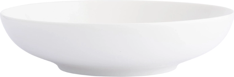 Głęboki porcelanowy talerz Bella new 20 cm 900 ml kremowy