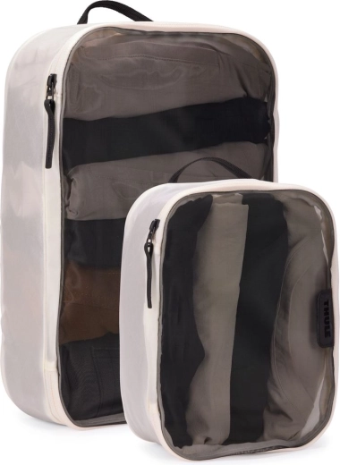 Thule zestaw podróżnych organizerów packing cube (1× średni i 1× mały), biały