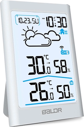 Jasny podświetlany wyświetlacz LCD dla szybkiego odczytu