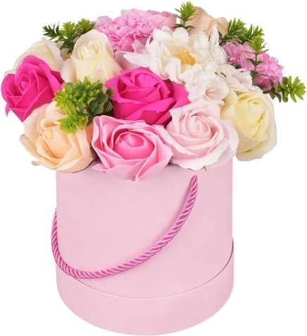 Dekoracyjny flower box Ruhhy z realistycznymi kwiatami
