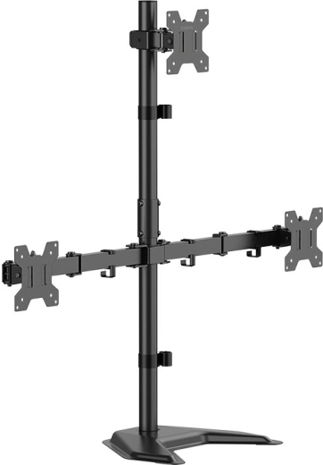 Elastyczne rozmieszczenie trzech monitorów