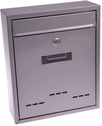 Skrzynka pocztowa Radim M szara 260 × 310 × 90 mm