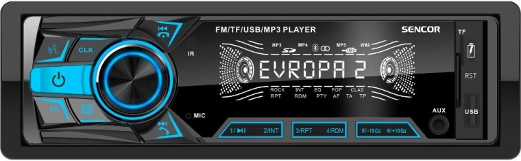 Sencor SCT 5060BMR 2DIN radio samochodowe z ekranem dotykowym
