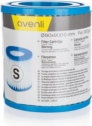 Rozmiar S Ø80 × 90 mm do kompaktowych filtrów