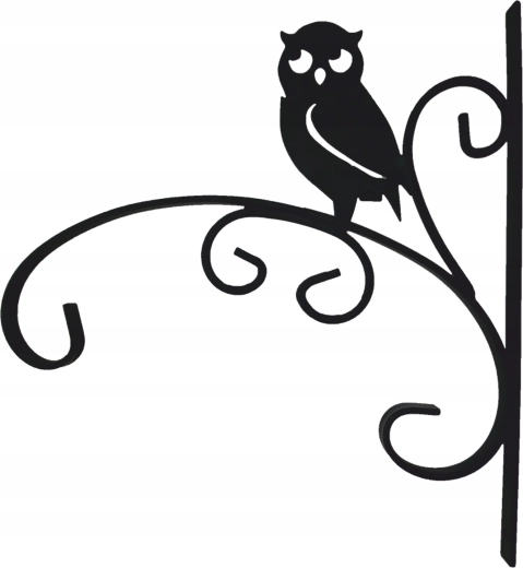 Stylowa sowa jako element dominujący