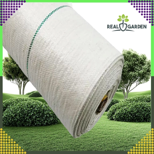 Biała agrotkanina 70 g/m² 1,6 × 100 m przeciw chwastom + kotwy UV