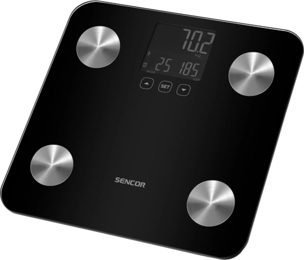 Osobista waga fitness Sencor SBS 6026BK