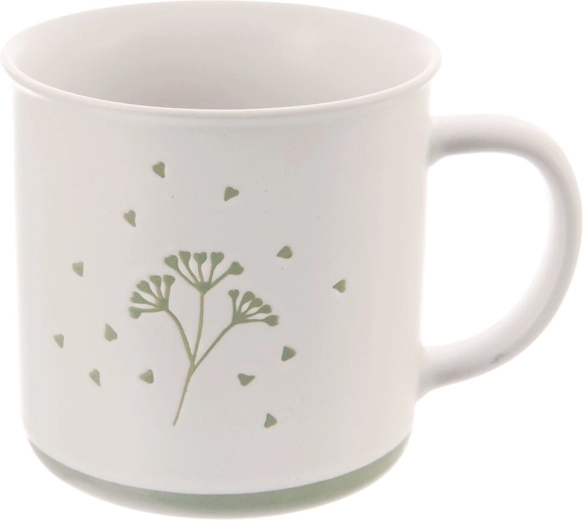 Naturalny zielono-biały design Greenish