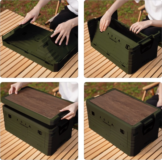 2w1: pojemnik i stabilny stolik