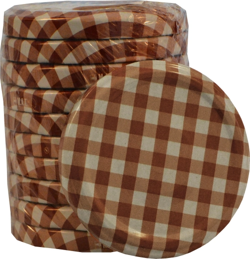 Wieczka do wekowania TWIST 82 dekor Kanafas, 10 szt.