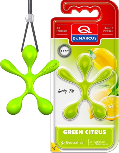 Dr. Marcus Lucky Top Green Citrus odświeżacz powietrza do samochodu