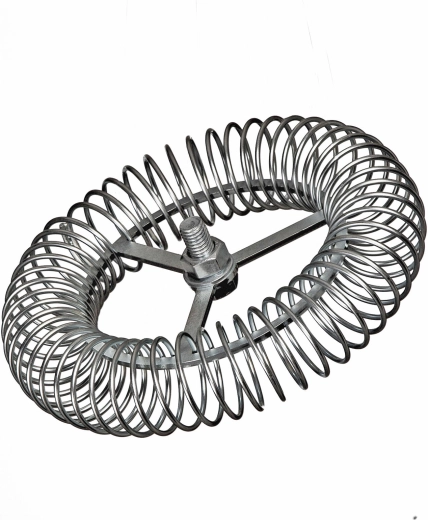 Różyczka kominowa okrągła 180 mm z mocowaniem M12, stal