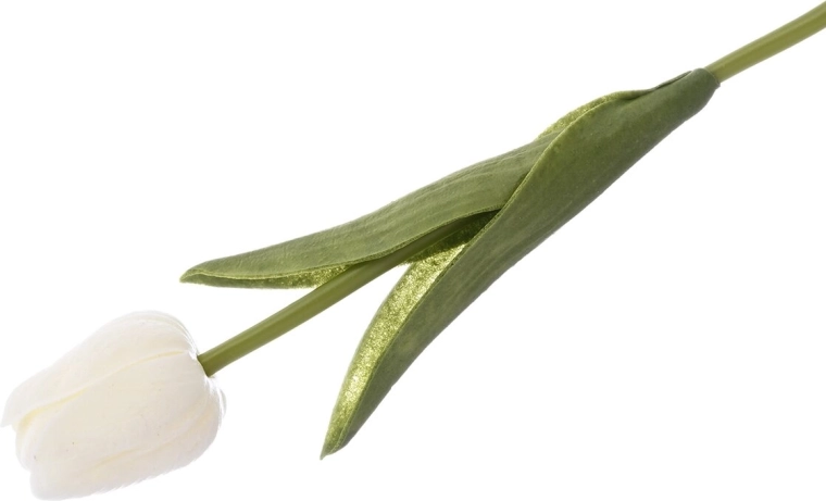Sztuczny tulipan biały 33 cm