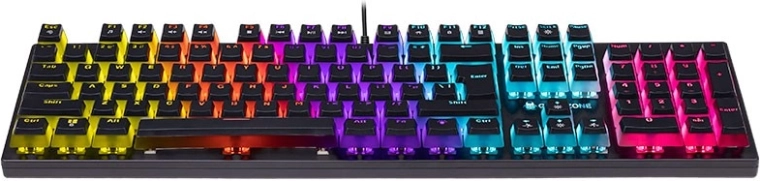 Podświetlenie RGB „pudding” dla maksymalnej widoczności