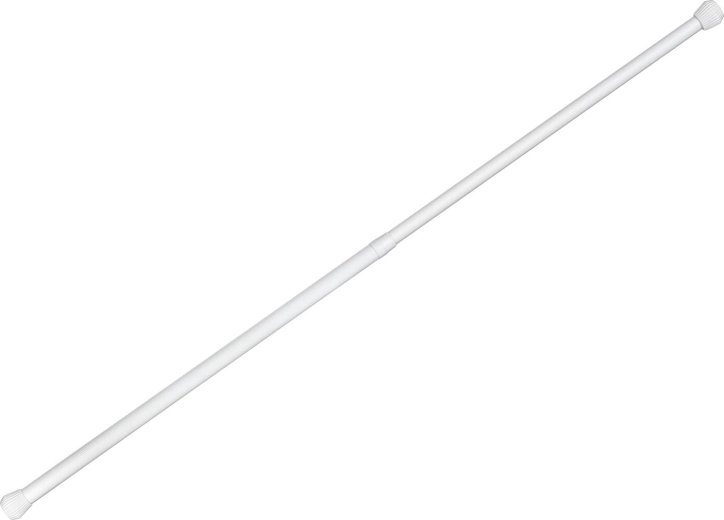 Teleskopowy drążek rozporowy 70–120 cm, aluminiowy, biały - 1 sztuka