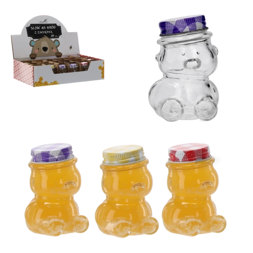 Słoiczek miś z zakrętką 30 ml