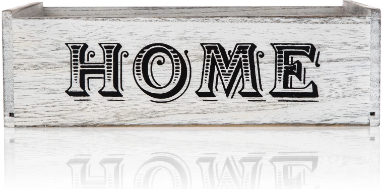 Rustykalny design z napisem HOME