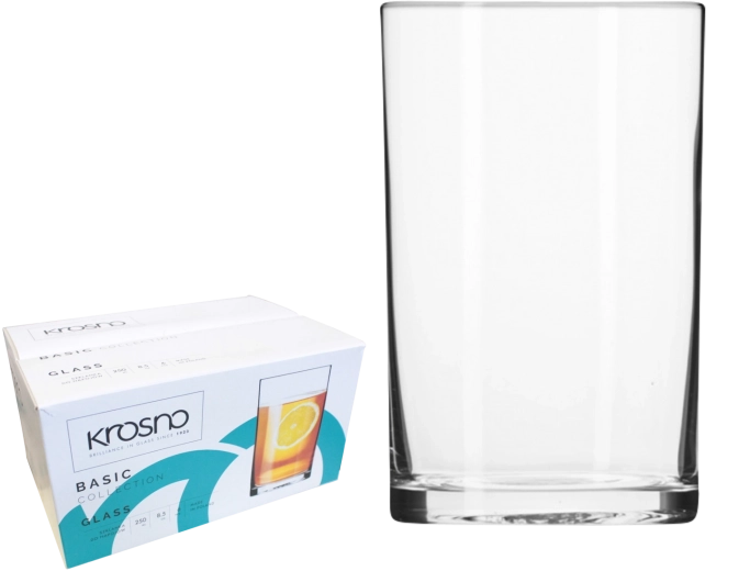 Krosno Basic zestaw szklanek 250 ml 6 szt.