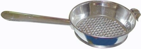 Cedzak do wątróbkowej ryżowej 14 cm, blacha cynowana