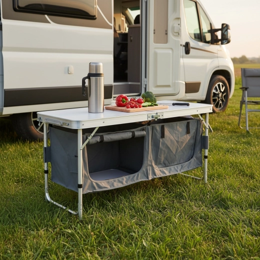 Duża powierzchnia robocza i sprytne komory do przechowywania