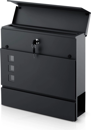 Bezpieczny wrzut i zamek z dwoma kluczami