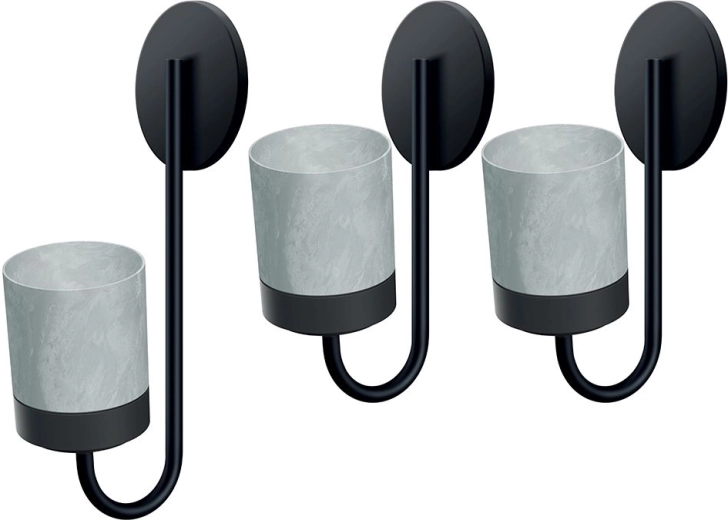 Zestaw wiszących doniczek ściennych Bloomie Hanger Set, szare, komplet 3 szt.