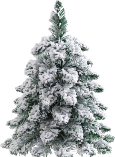 Realistycznie ośnieżone gałązki