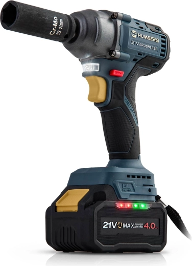 Wytrzymały mechanizm udarowy i uchwyt 1/2"