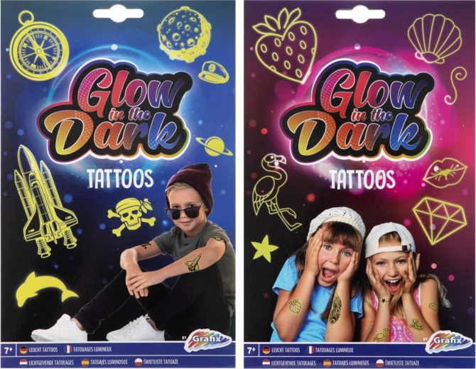 Świecące tatuaże dla dziewczynek MOXY