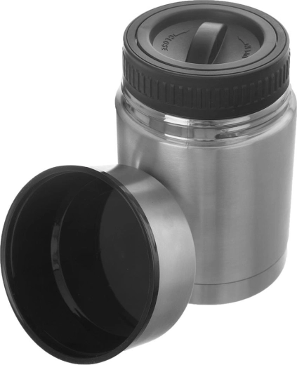 Praktyczny szeroki wlew i pokrywka jako miseczka