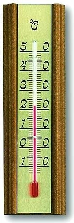 Wewnętrzny termometr z dębowego drewna TFA