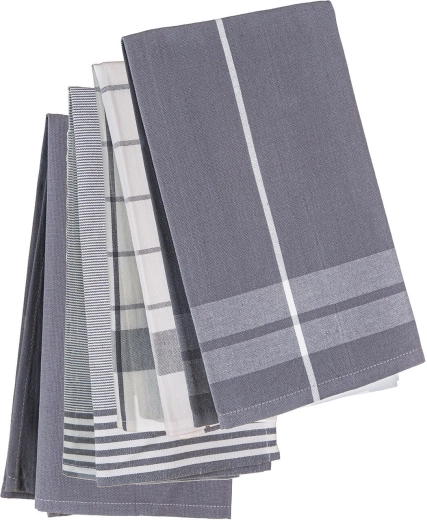 Ręczniki kuchenne Prime 50 × 70 cm, bawełna, szary mix, 4 szt.