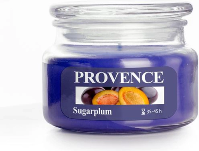 Aromatyczna świeca w szkle PROVENCE śliwka 45 godzin