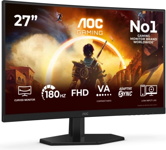 Płynna rozgrywka dzięki 180 Hz