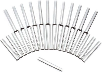 Proste foremki do rurek do pieczenia 8 cm, zestaw 30 szt.