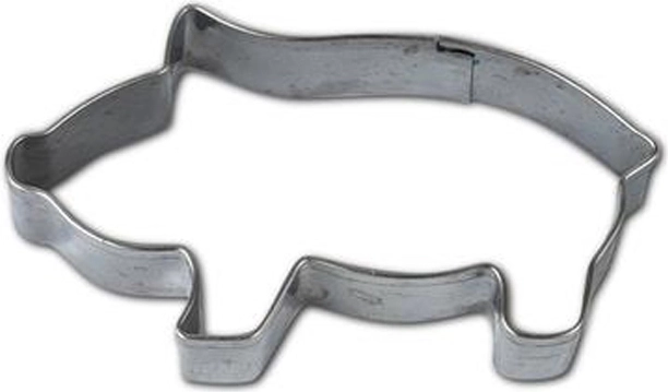 Foremka do ciastek – prosiaczek, 7–8 cm, srebrna