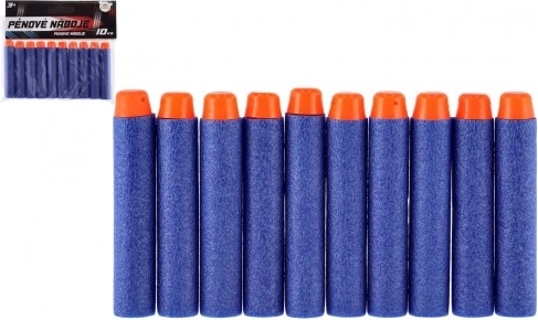 Zapasowe piankowe naboje do dziecięcych pistoletów 10 szt.