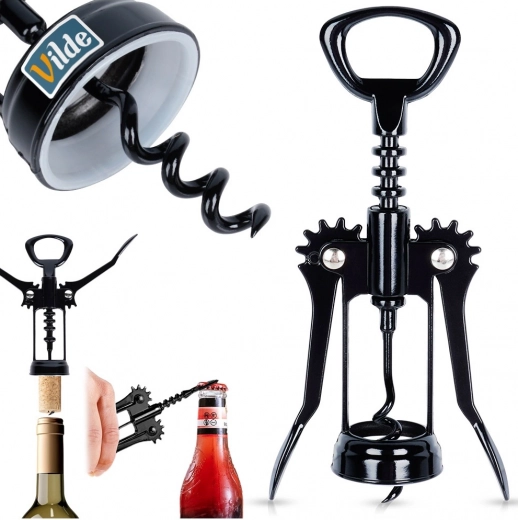 Funkcja 2 w 1: wino i kapslowane butelki