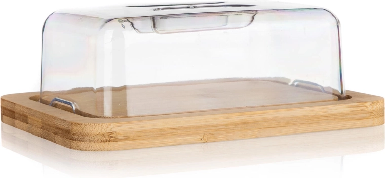 Przezroczysta akrylowa pokrywka utrzymuje żywność dłużej świeżą