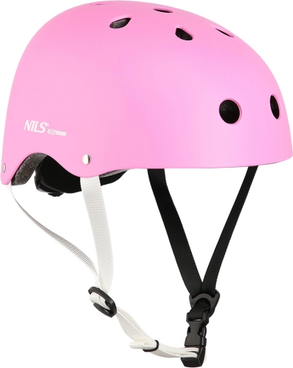 Kask freestyle Nils Extreme różowy – XS (48–52 cm)
