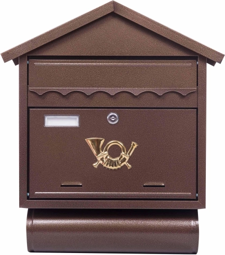 Skrzynka pocztowa z tubusem JAD ST 102 stary brąz