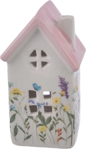 Ceramiczny domek LED – różowy