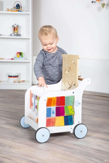 Drewniany edukacyjny chodzik 5 w 1 Small Foot