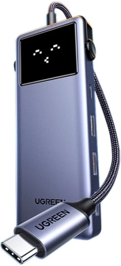 Ugreen CM888 Uno hub USB-C 7w1 z HDMI 4K, USB 3.0, PD i RJ45 - 1 szt.